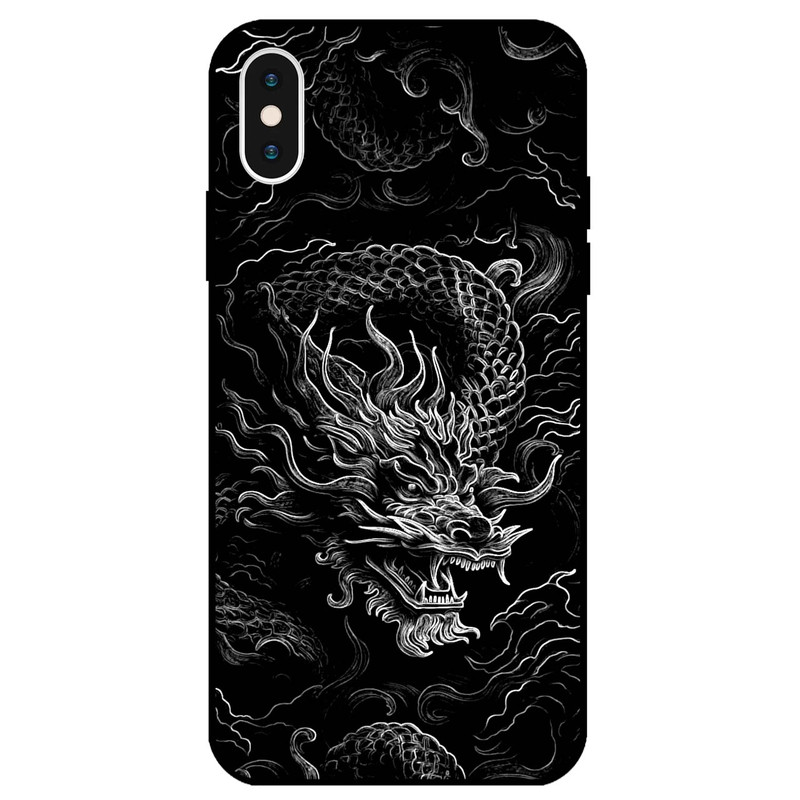 کاور مگافون طرح اژدها مدل 1897 مناسب برای گوشی موبایل اپل iPhone X / XS                 