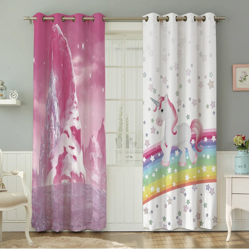 پرده نیروانا طرح کودک مدل هازان کد 8533 سایز 140×280 سانتی متر