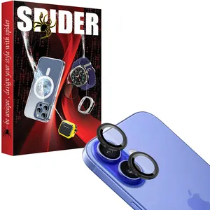 محافظ لنز دوربین اسپایدر مدل Ring Metal مناسب برای گوشی موبایل اپل iPhone 16 / 16 Plus