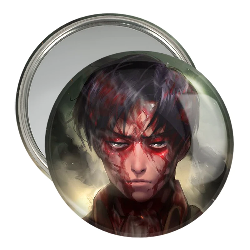 آینه جیبی خندالو مدل لیوای انیمه اتک آن تایتان Attack on Titan  کد 18511