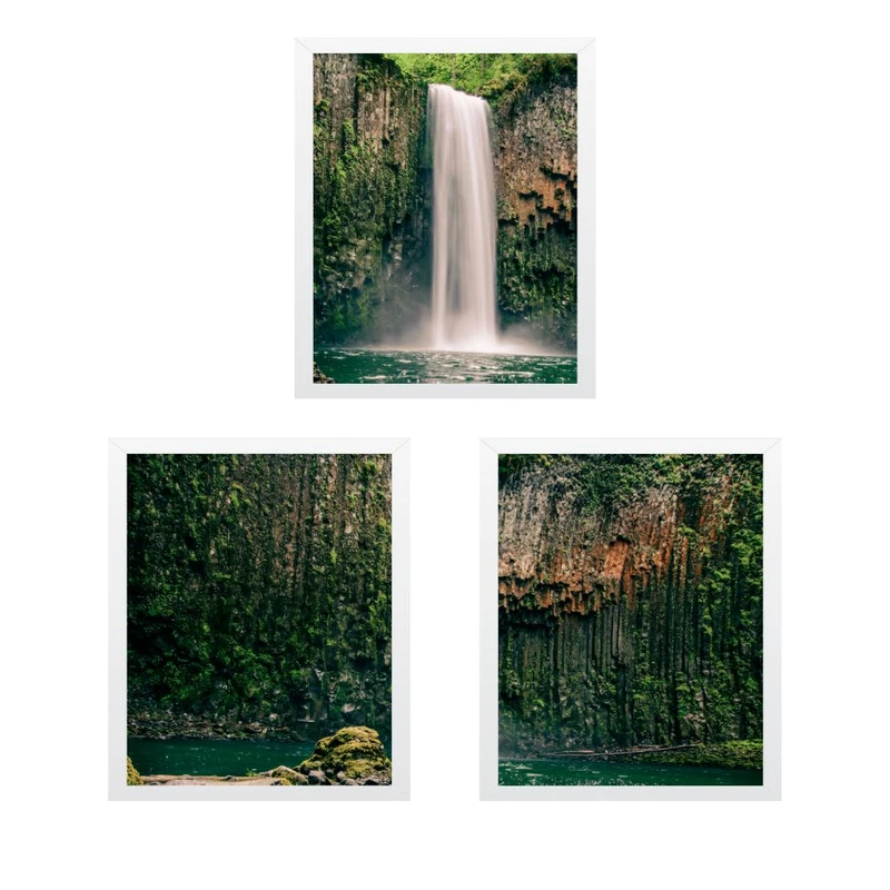 تابلو مدل آبشار آبیکوا مجموعه 3عددی