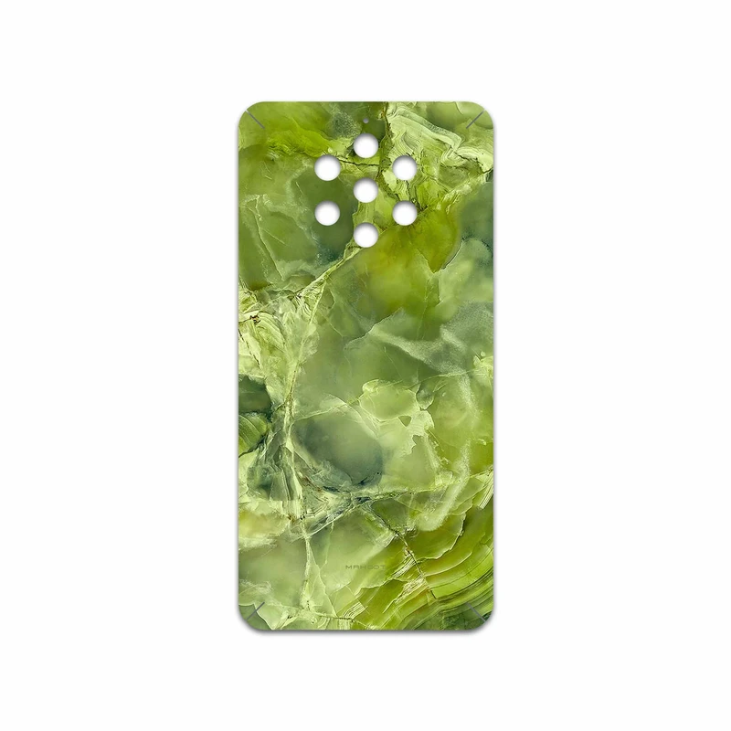 برچسب پوششی ماهوت مدل Green Crystal Marble مناسب برای گوشی موبایل نوکیا 9 Pureview