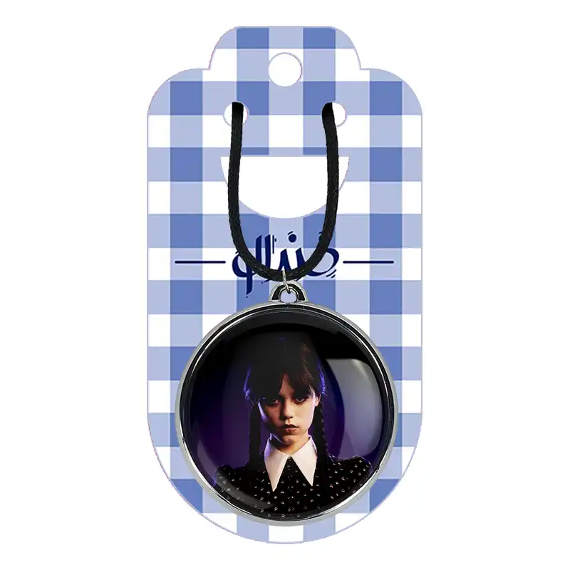 گردنبند خندالو مدل خانواده آدامز ونزدی Wednesday کد 2203722043