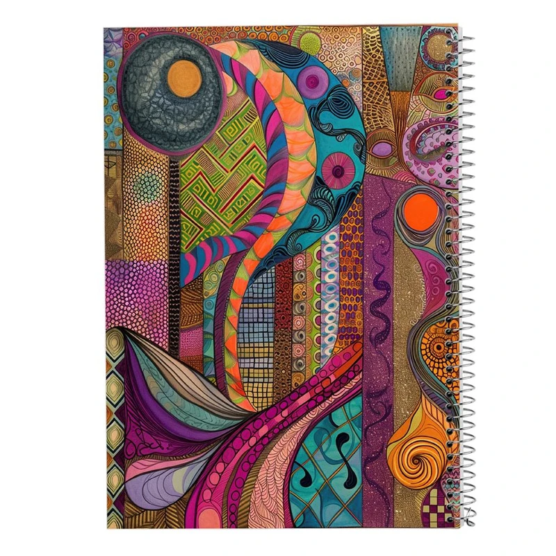 دفتر نقاشی 50 برگ مدوپد مدل اشکال فانتزی کد DF16256