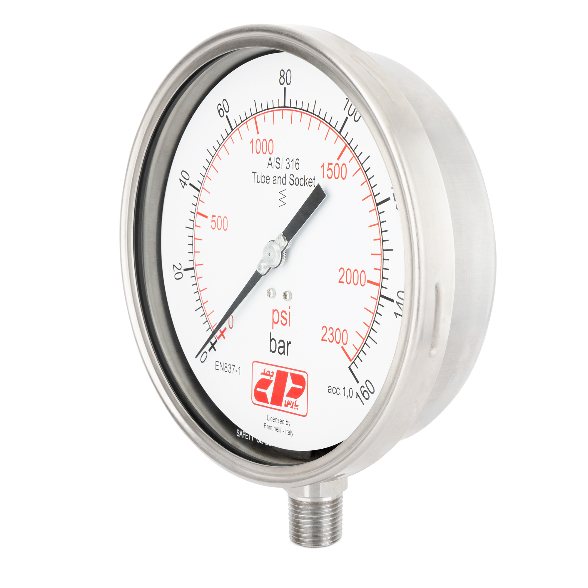 سنسور فشار پارس جهد مدل PJPG-2023Range 0 160 bar