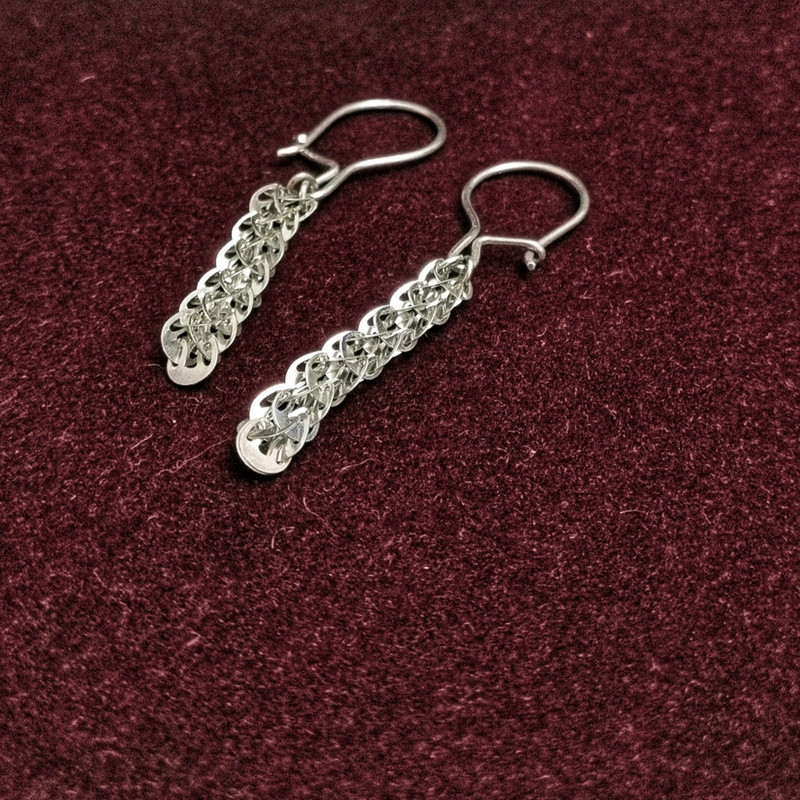 گوشواره نقره زنانه مدل رویا G001