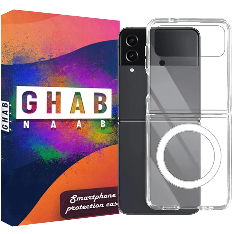 کاور قاب ناب مدل Clear Magsafe Magnetic مناسب برای گوشی موبایل سامسونگ Galaxy Z Flip 4