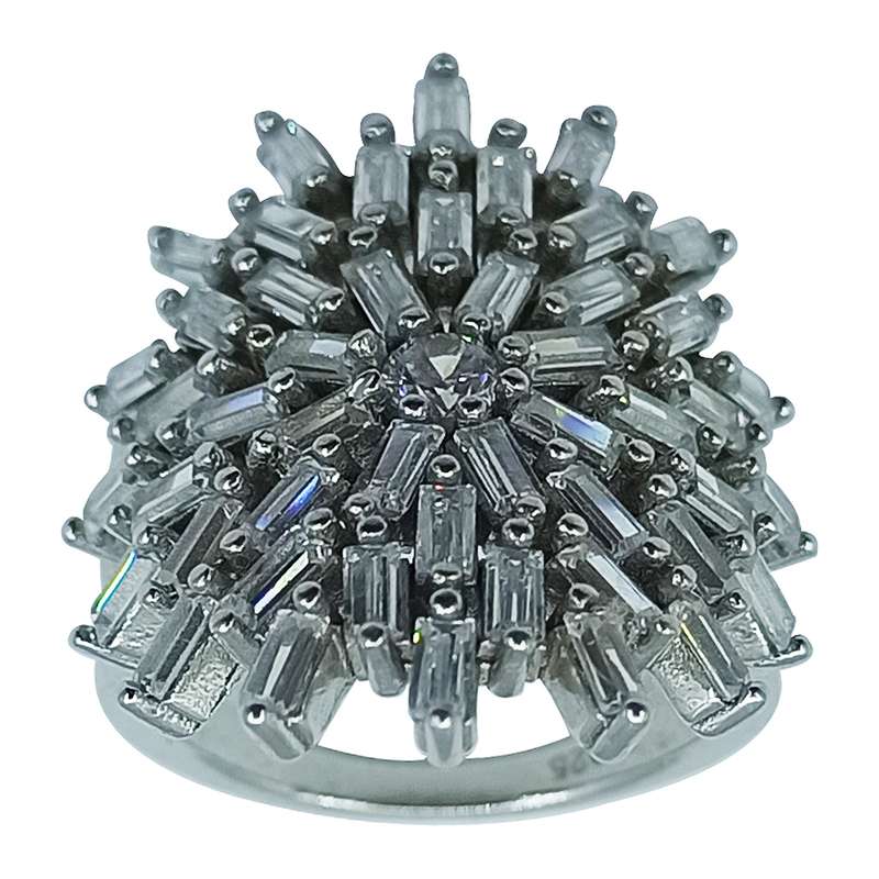 انگشتر نقره زنانه سلین کالا مدل برلیان ce-As217