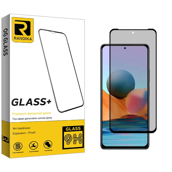 محافظ صفحه نمایش حریم شخصی راندیکا مدل RK مناسب برای گوشی موبایل شیائومی Redmi Note 10 Pro