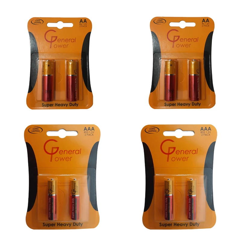 باتری قلمی و نیم قلمی پاور جنرال مدل R6 بسته 8 عددی 