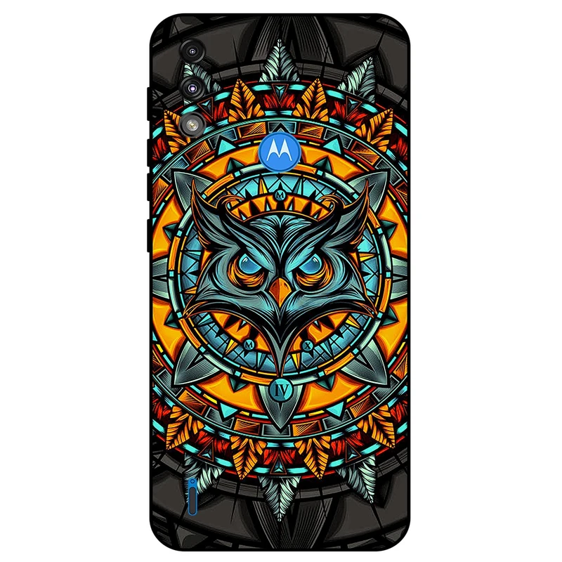 کاور مگافون طرح جغد مدل 1903 مناسب برای گوشی موبایل موتورولا Moto E7i Power