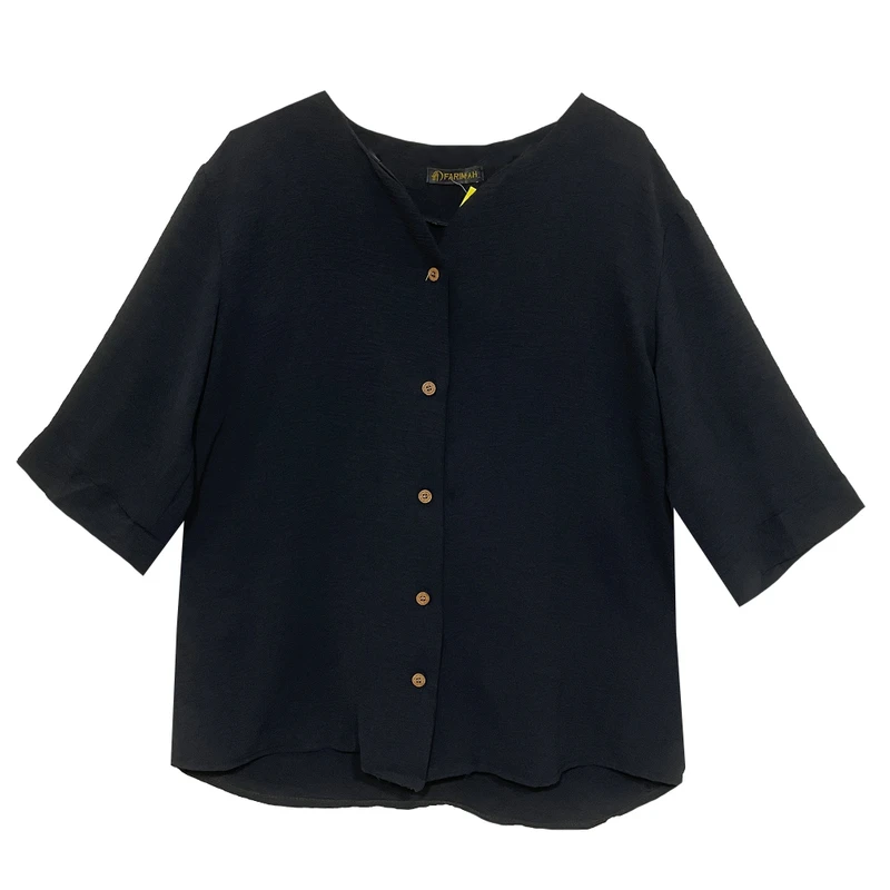 شومیز آستین سه ربع زنانه مدل 591313