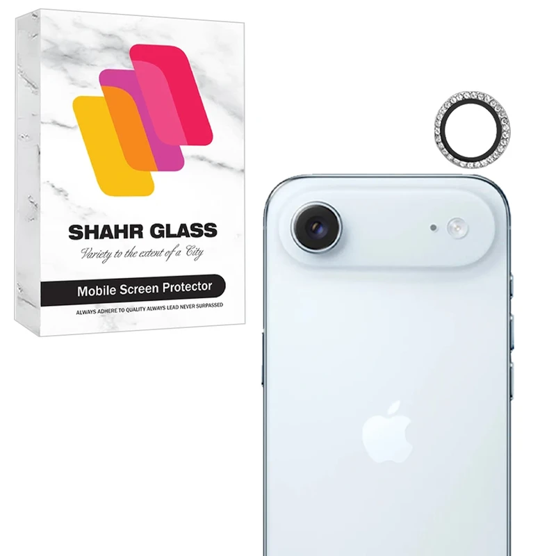 محافظ لنز دوربین شیشه‌ای شهر گلس مدل NRIS20 مناسب برای گوشی موبایل اپل iPhone 17 Air