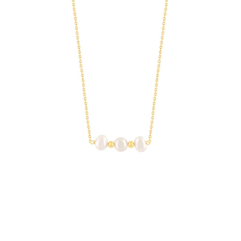 گردنبند طلا 18 عیار زنانه پرسته مدل 14065405