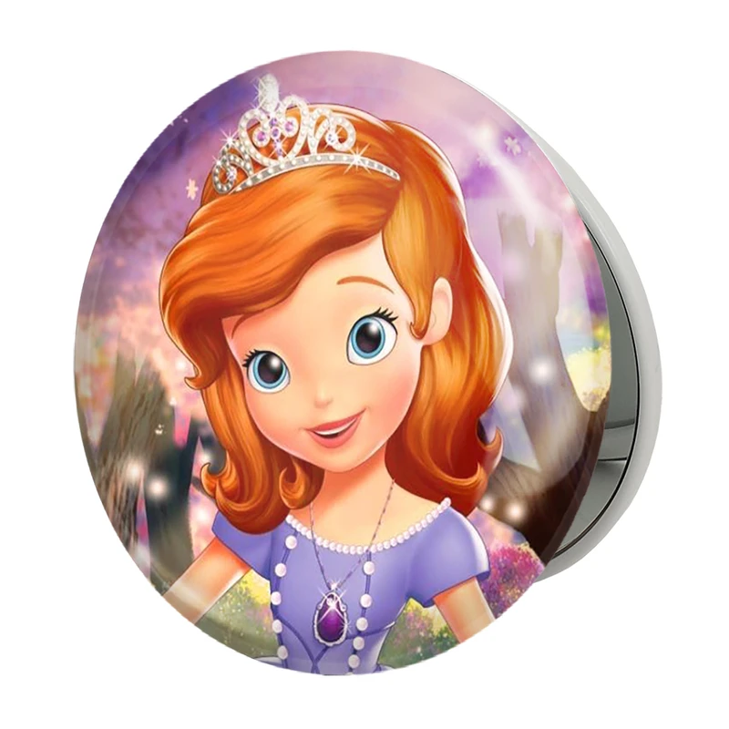 آینه جیبی خندالو طرح سوفیا مدل تاشو کد 12537 