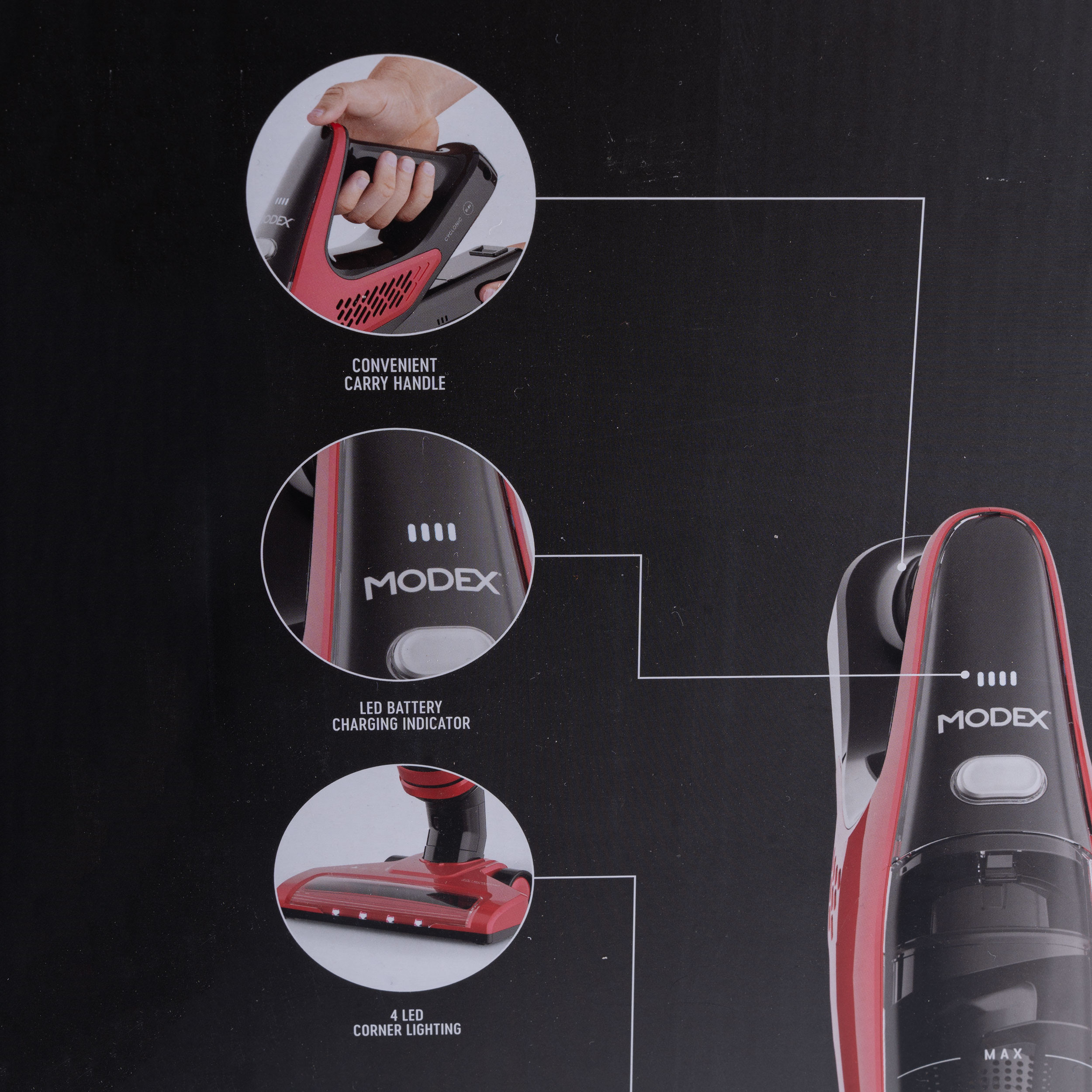 جارو شارژی مودکس مدل HVC1300 جارو شارژی مودکس مدل HVC1300