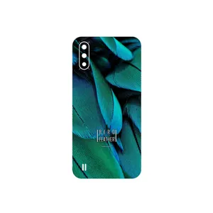 MAHOOT Green Feather Cover Sticker for Samsung Galaxy A01