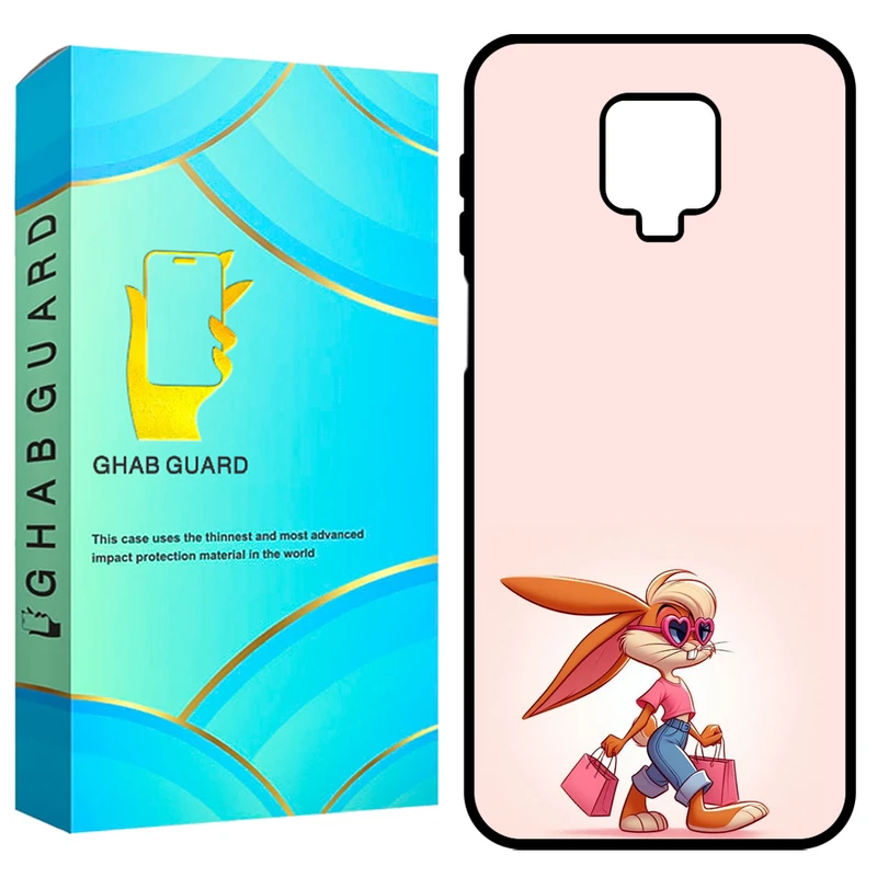 کاور قاب گارد طرح خرگوش مدل GCHPN9S مناسب برای گوشی موبایل شیائومی Redmi Note 9S / Redmi Note 9 Pro / Redmi Note 9 Pro Max