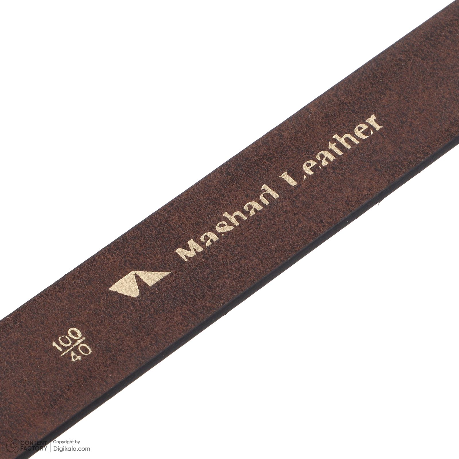 کمربند مردانه چرم مشهد مدل N6534-088 - - 3