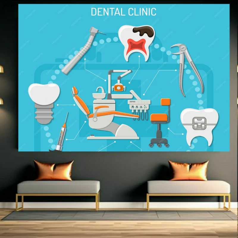  استیکر طرح داندانپزشکی مدل جراحی کد BK23960