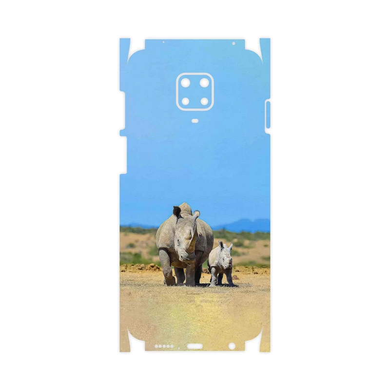برچسب پوششی ماهوت مدل Rhino-FullSkin مناسب برای گوشی موبایل شیائومی Redmi Note 9 Pro