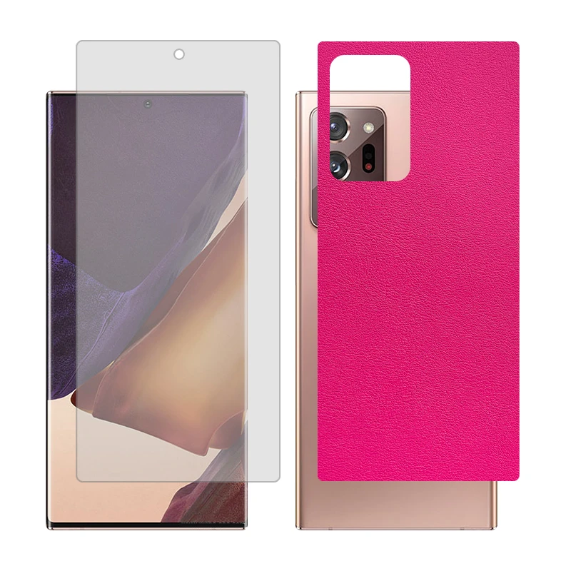 محافظ صفحه نمایش مات گلس مدل together مناسب برای گوشی موبایل سامسونگ Galaxy Note20 Ultra 5G  به همراه برچسب پوششی پشت گوشی