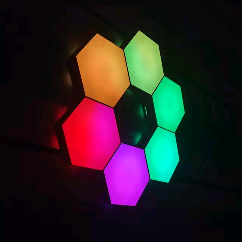 چراغ تزئینی مدل بلوتوثی طرح RGB بسته 6 عددی