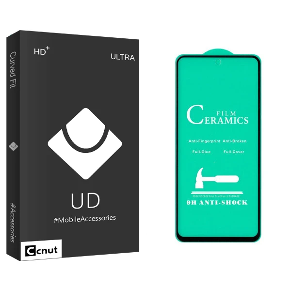 محافظ صفحه نمایش سرامیکی کوکونات مدل UD Black مناسب برای گوشی موبایل شیائومی Redmi Note 9 Pro / Note 9S