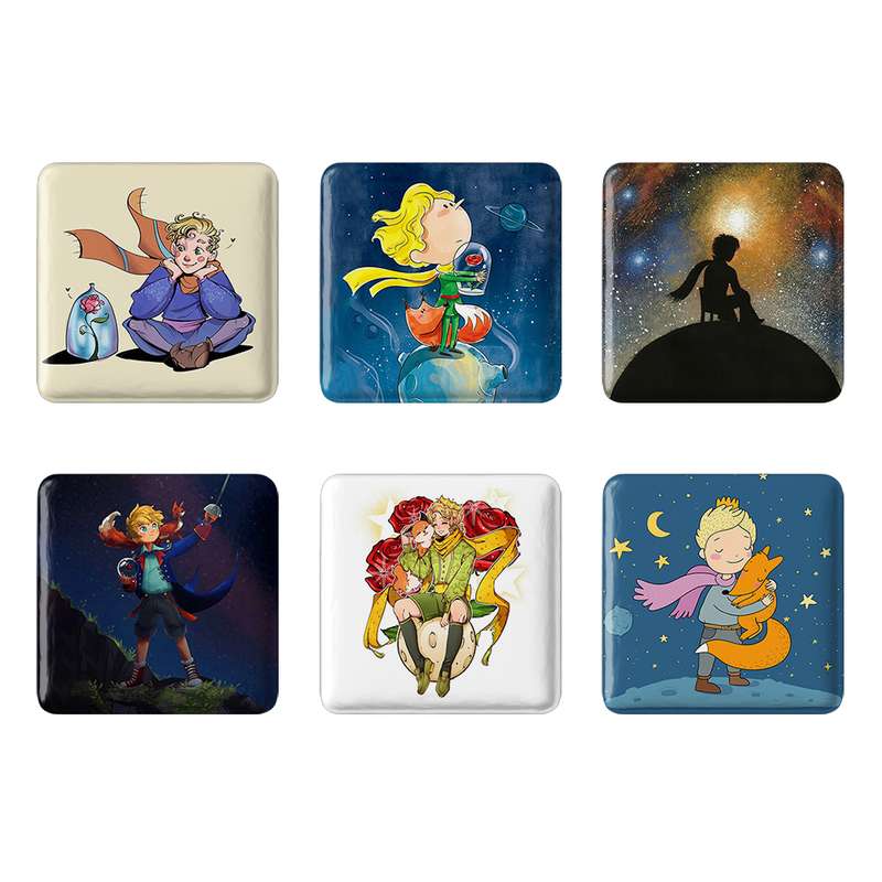 مگنت خندالو طرح شازده کوچولو کد 1649A مجموعه 6 عددی مگنت خندالو طرح شازده کوچولو کد 1649A مجموعه 6 عددی