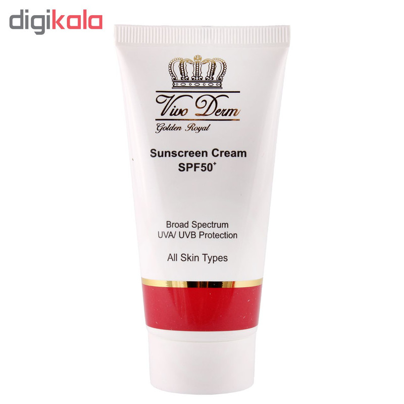 کرم ضد آفتاب رنگی ویوودرم مدل All skin types بژ روشن حجم 40 میلی لیتر
