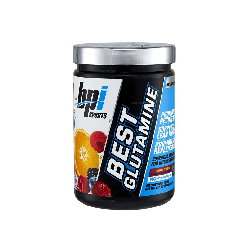 پودر بست گلوتامین پرتقال تمشک بی پی آی اسپورت - 400 گرم