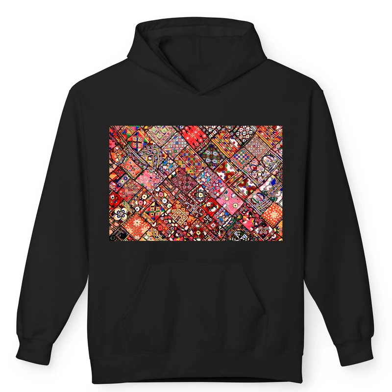 هودی زنانه پاد آفرین مدل فرش و گلیم و کاشی کد 1021