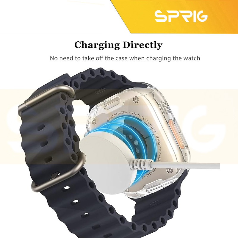 کاور اسپریگ مدل Colorless مناسب برای اپل واچ Ultra 49 mm / Ultra 2 49mm