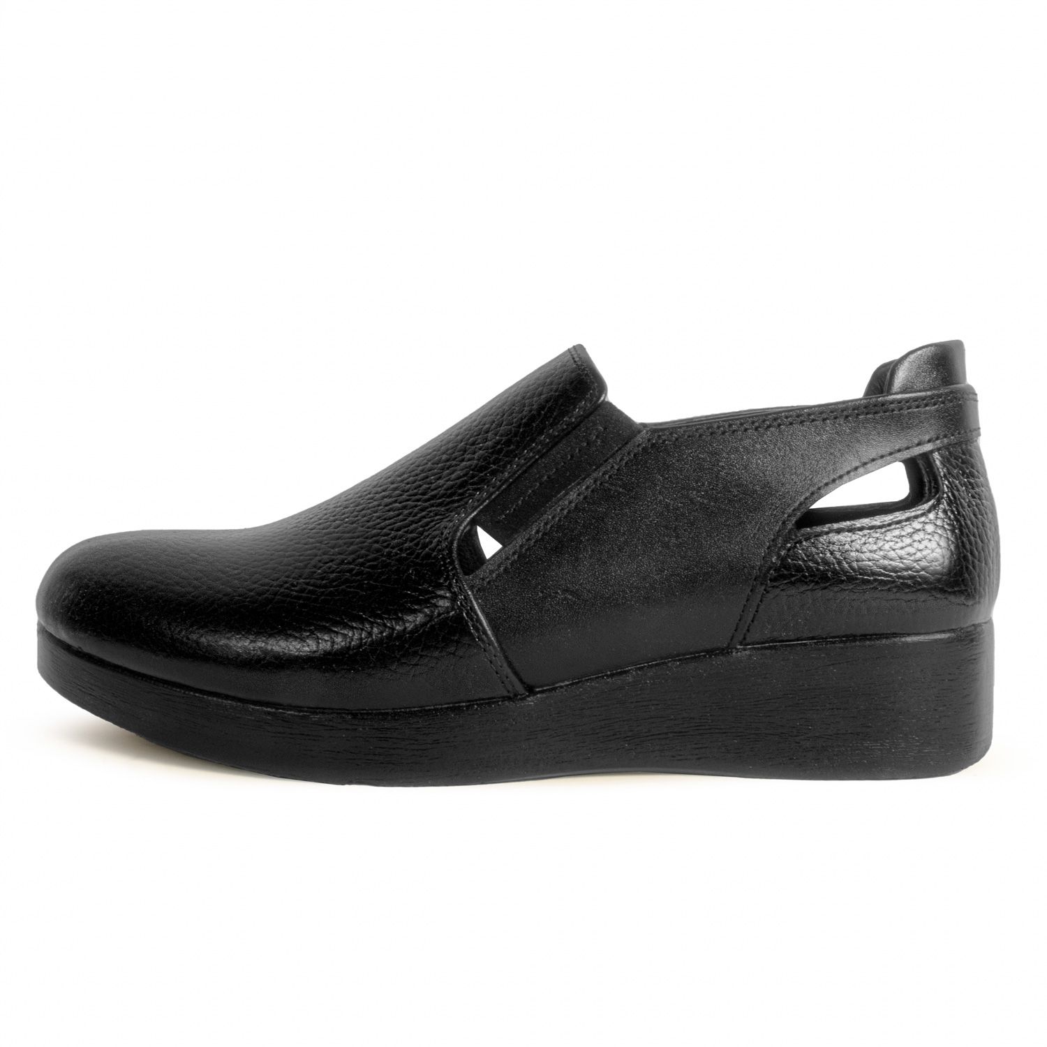 کفش طبی زنانه چرم عطارد مدل چرم طبیعی کد SH156 -  - 1