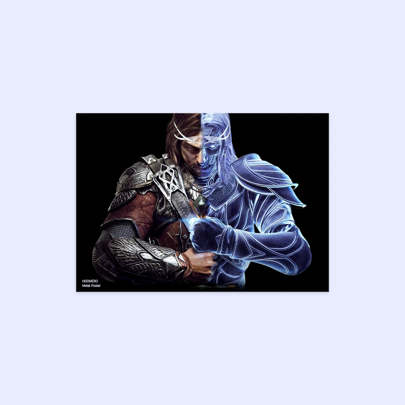 پوستر هومرو مدل فلزی طرح Shadow of War کد PS734