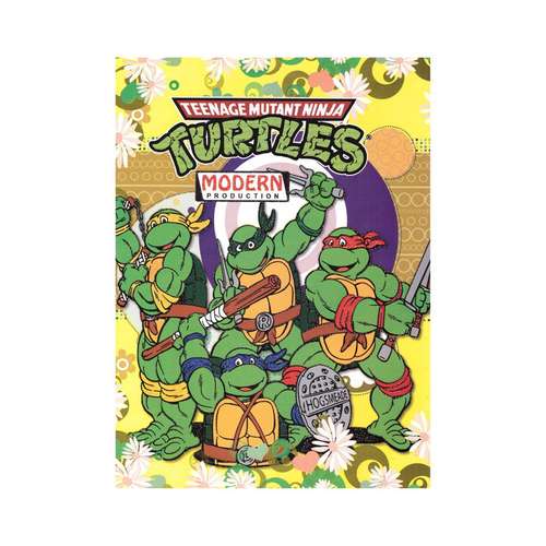 دفتر شطرنجی 30 برگ مدرن مدل لاک پشتهای نینجا کد 007