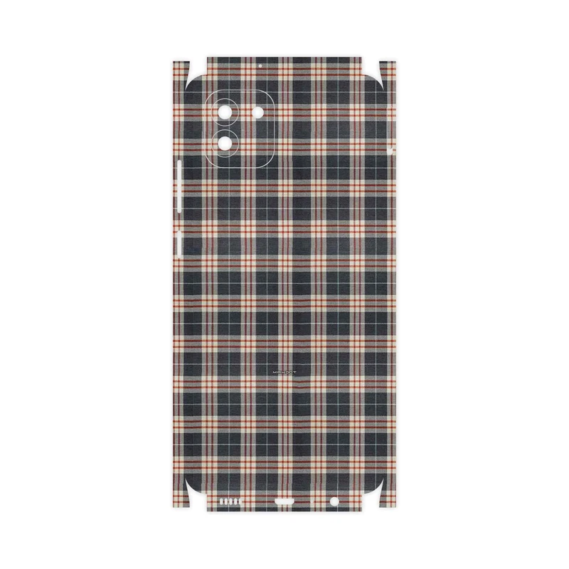 برچسب پوششی ماهوت مدل Fabric Texture 5-FullSkin مناسب برای گوشی موبایل سامسونگ Galaxy A03