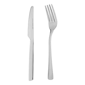 سرویس کارد و چنگال 12 پارچه صنایع استیل ایران مدل مونزا