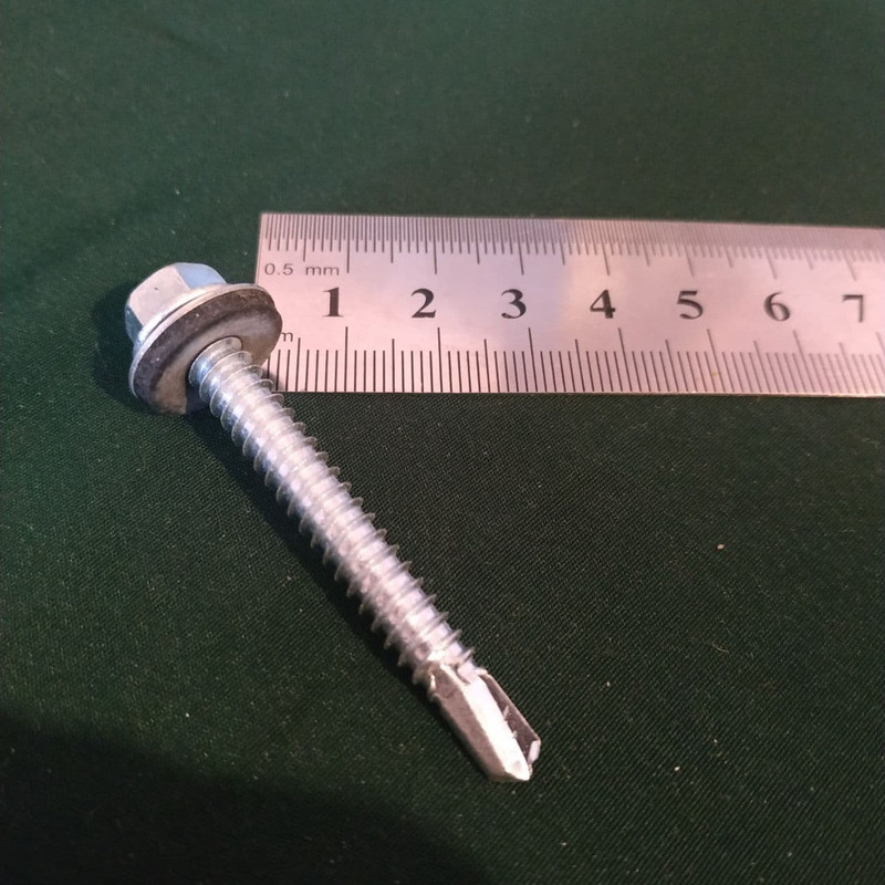 پیچ شیروانی مته ای مدل SH14/55 بسته 6 عددی