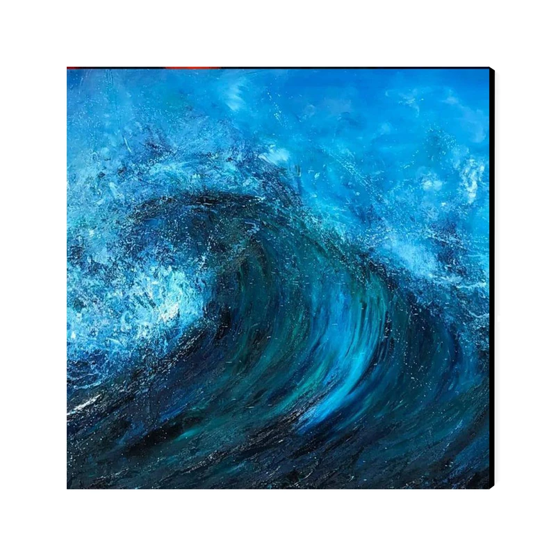 تابلو شاسی عرش مدل فانتزی موج دریا کد As5487