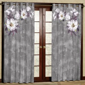 پرده مدل هازان پانچی کد 4351 سایز 140x200 سانتی متر