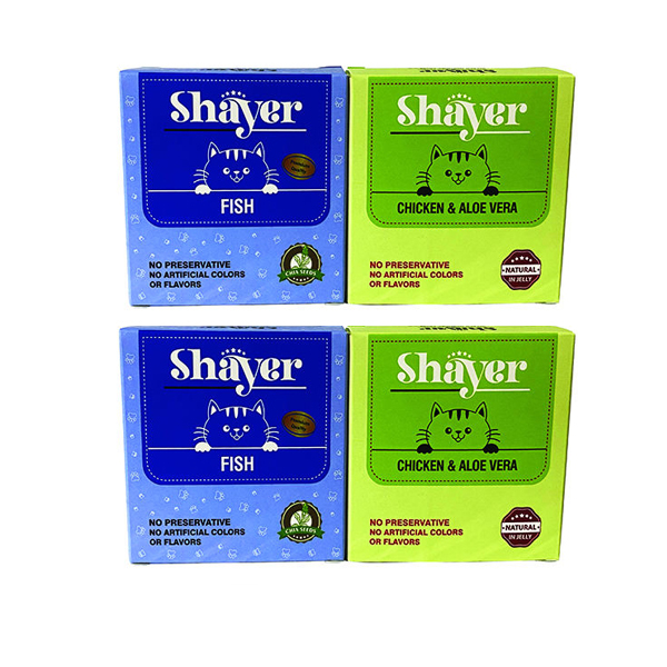 کنسرو غذای بچه گربه شایر مدل kitten وزن 360 گرم مجموعه 4 عددی