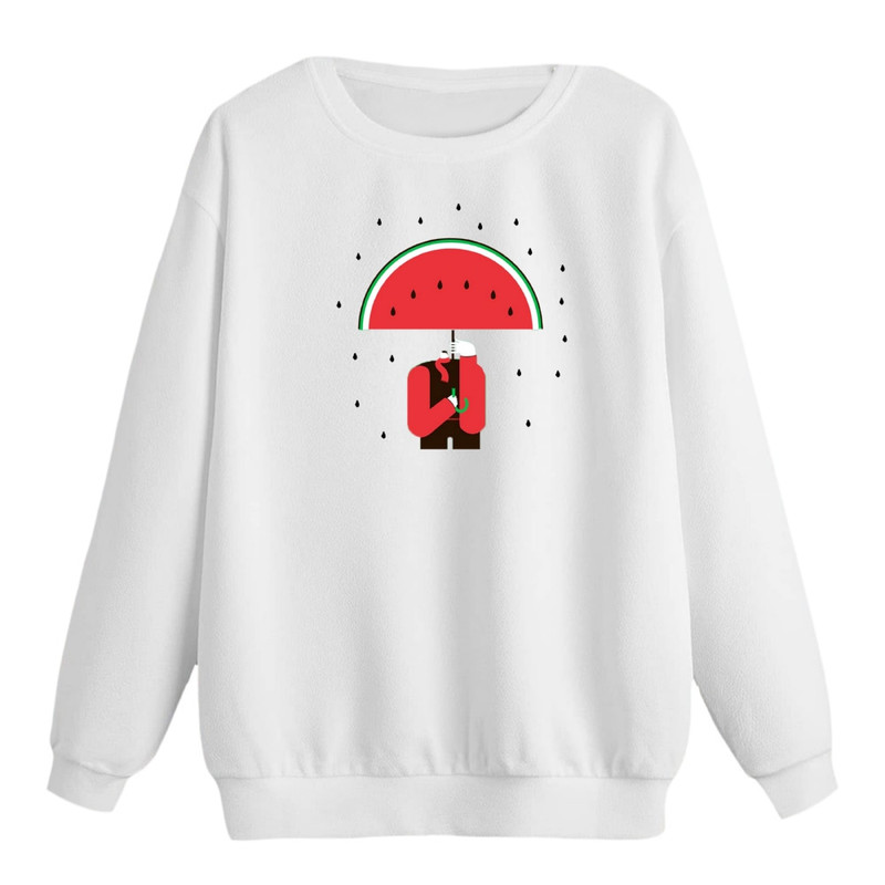 سویشرت زنانه مدل هندوانه چتر یلدایی کد 1