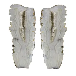 سنگ راف عقیق مدل سلیمانی کد z2 مجموعه 2 عددی