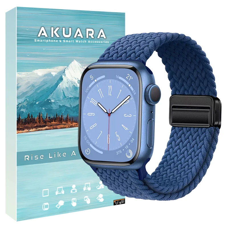 بند آکوآرا مدل Woven solomag مناسب برای اپل واچ 42 میلیمتری سری 2