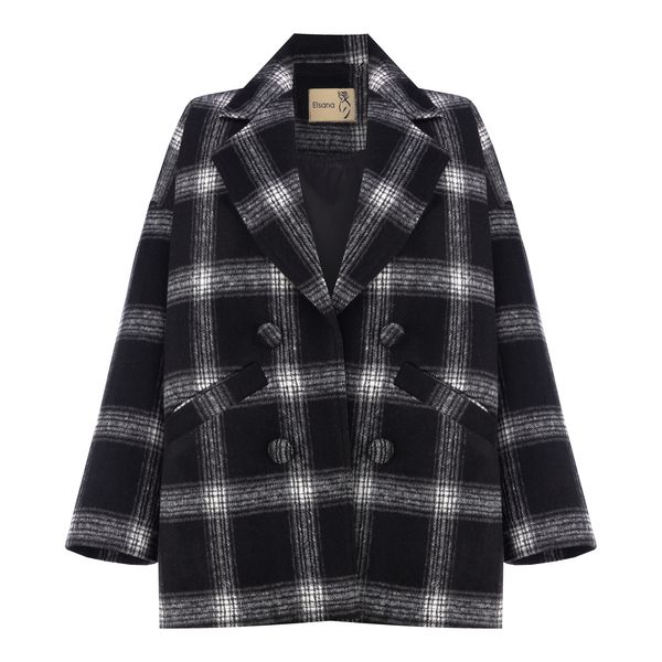 پالتو زنانه السانا مدل مدیا کد 233101