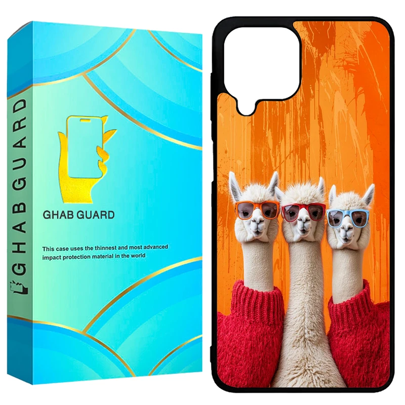 کاور قاب گارد طرح لاما مدل GCHPA224 مناسب برای گوشی موبایل سامسونگ Galaxy A22 4G / M22 4G / M32 4G