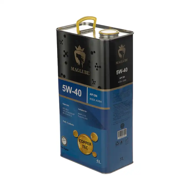 روغن موتور خودرو مگلوب مدل COPPER TEC SN 5W40 حجم 5 لیتر