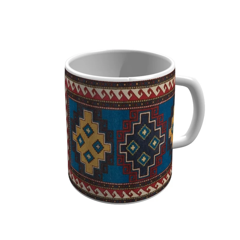 ماگ پاد آفرین مدل فرش ایرانی کد v101