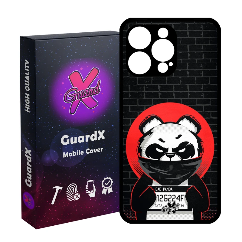 کاور گارد ایکس طرح Panda مدل قاب Glass10241 مناسب برای گوشی موبایل اپل iPhone 15 Pro Max